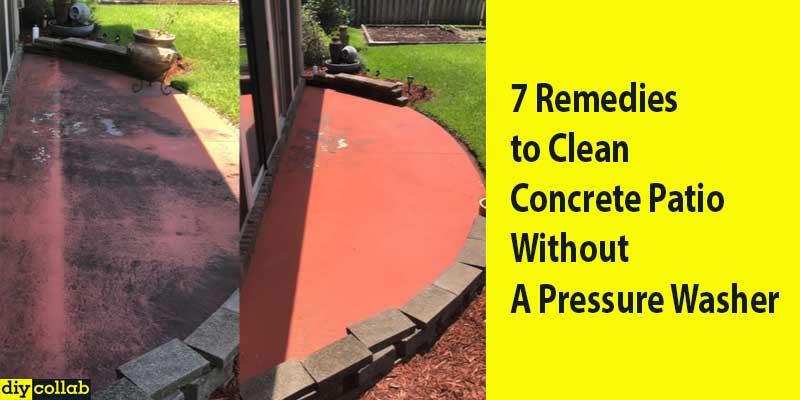 Clean Concrete Patio Without A Pressure Washer