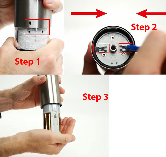 How to Change Batteries in Peugeot Pepper Mill